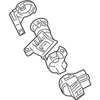 Ford 8E5Z-3511-C Lock Assembly