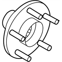 Ford CV6Z-1104-D Hub Assembly - Wheel