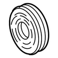 Ford 5L8Z-19D784-AA Pulley - Compressor