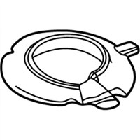 Ford AA8Z-5586-B Antisqueak - Rear Spring