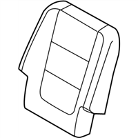 Ford BB5Z-7866601-GA Cover Assembly - Rear Seat Back
