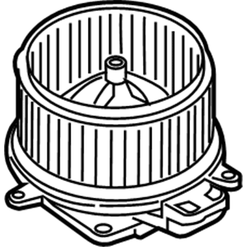 Ford FL3Z-19805-B Fan And Motor Assembly