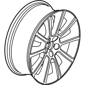 Ford 8A8Z-1007-F Wheel Assembly