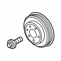 OEM Lincoln MKX Pulley - FT4Z-6312-B
