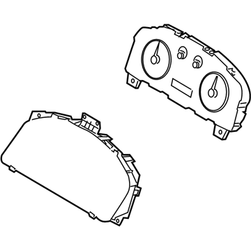 Ford AS4Z-10849-BA Cluster Assembly