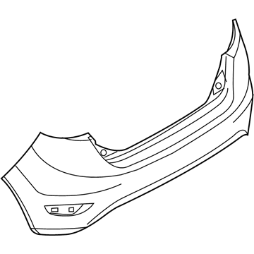 Ford D2BZ-17906-AA Bumper Cover