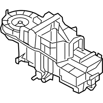 Ford AL8Z-19B555-A Evaporator Assembly