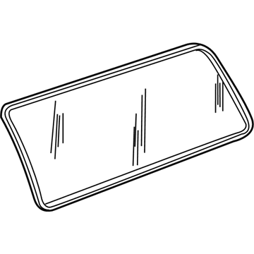 Ford 6C2Z-1529726-AA Side Glass