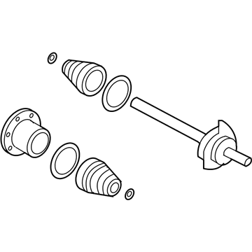 Ford 5L1Z-3B436-AA Shaft & Joint Assembly