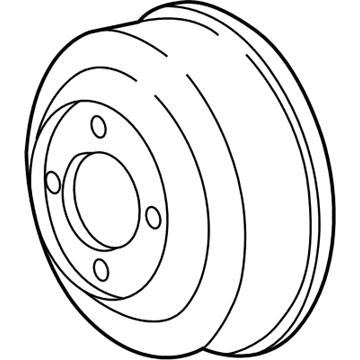 Ford F6TZ-8509-AA Pulley