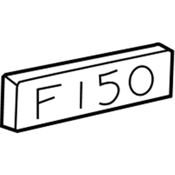 Ford F65Z-16720-B Nameplate