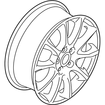 Ford DS7Z-1007-P Wheel, Alloy