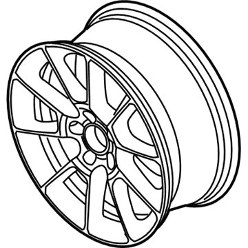 Ford BR3Z-1007-F Wheel, Alloy
