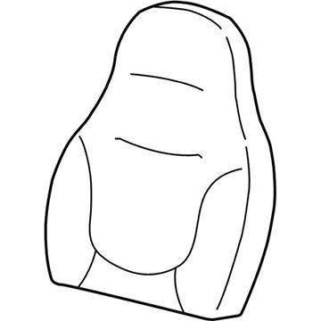 Ford 3L3Z-1564417-BAB Seat Back Cover