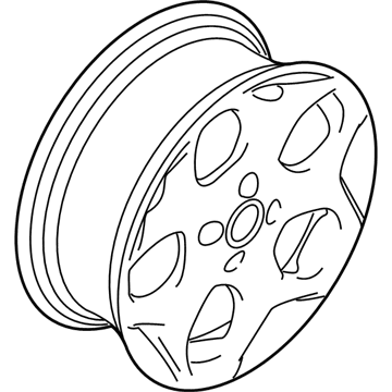 Ford CE8Z-1007-A Wheel, Alloy