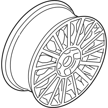 Ford D2BZ-1007-C Wheel, Alloy