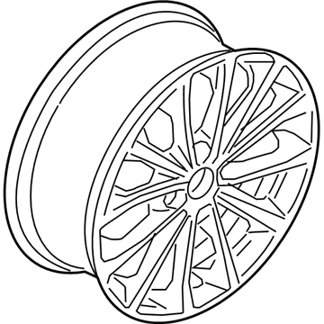 Ford C1BZ-1007-E Wheel, Alloy