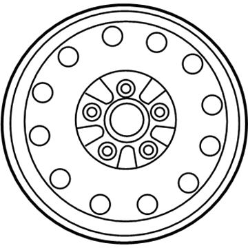 Ford 6W1Z-1007-A Spare Wheel