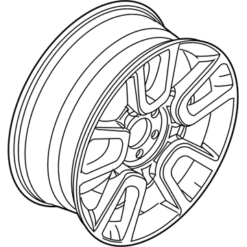 Ford BL3Z-1007-A Wheel, Alloy