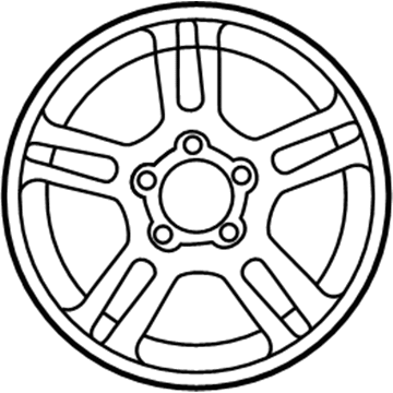Ford 1L3Z-1007-AB Wheel, Alloy