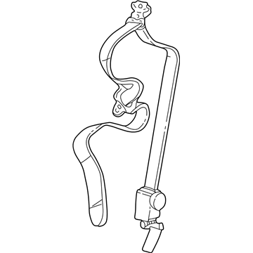 Ford 3W7Z-54611B09-AAC Retractor Assembly