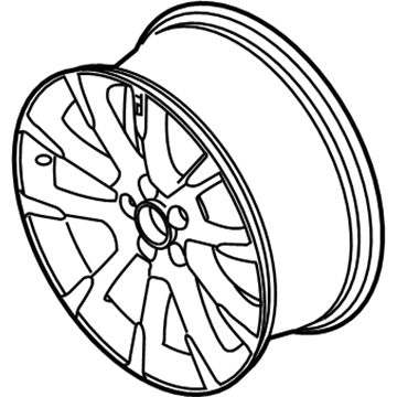 Ford BR3Z-1007-E Wheel, Alloy