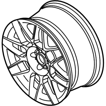 Ford BR3Z-1007-L Wheel, Alloy