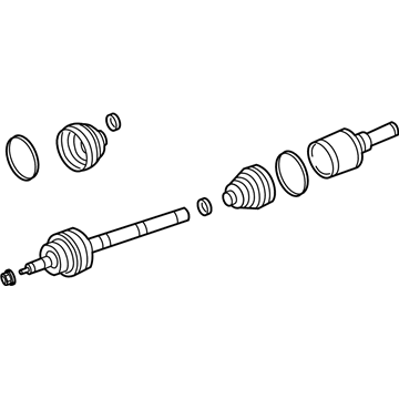 Ford GL1Z-3A427-A Axle Assembly
