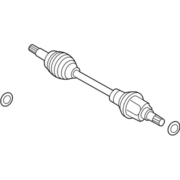 Ford D3BZ-3B437-D Axle Assembly