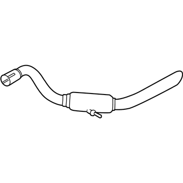 Ford 8A2Z-5A212-A Tailpipe