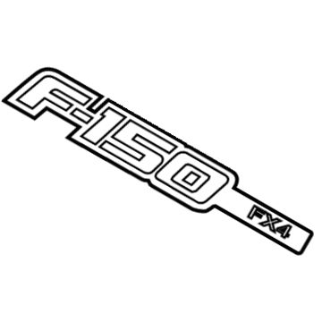 Ford 9L3Z-16720-D Nameplate