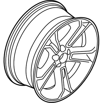 Ford HB5Z-1007-A Wheel, Alloy