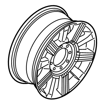 Ford JC3Z-1007-A Wheel, Alloy