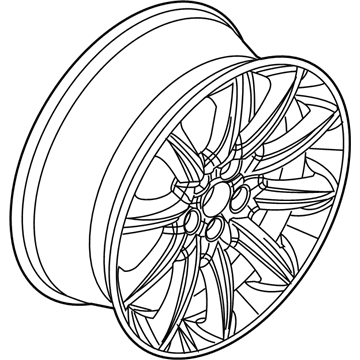 Ford DE9Z-1007-C Wheel, Alloy