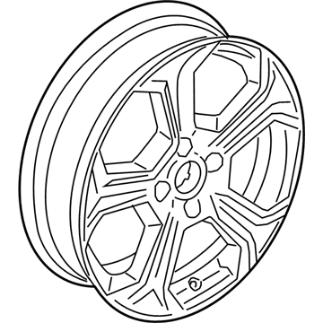 Ford C1BZ-1007-F Wheel, Alloy