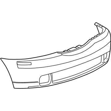 Ford XW4Z-17D957-AA Bumper Cover