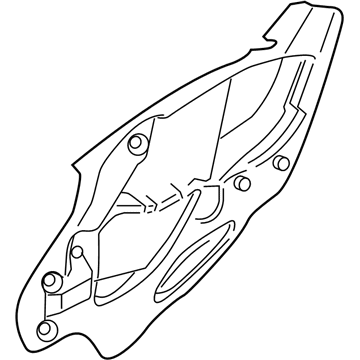 Ford BM5Z-5827458-A Water Shield