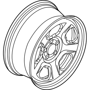 Ford DG1Z-1015-A Wheel, Spare