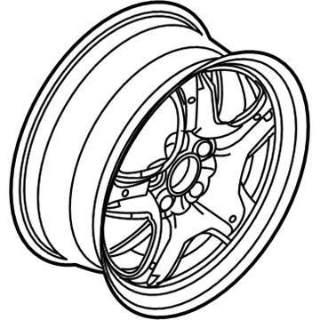 Ford AE5Z-1015-A Wheel, Steel
