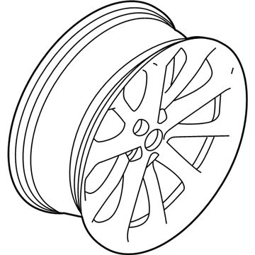 Ford DG1Z-1007-H Wheel, Alloy