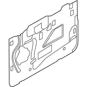 Ford 9L3Z-18237A04-A Water Shield