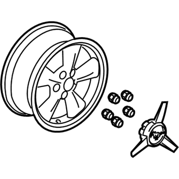 Ford 5R3Z-1007-CA Wheel Assembly