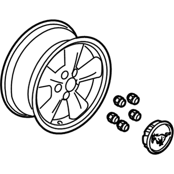 Ford 6R3Z-1007-A Wheel Assembly
