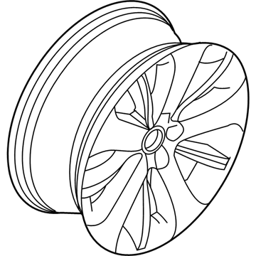 Ford DG1Z-1007-E Wheel, Alloy