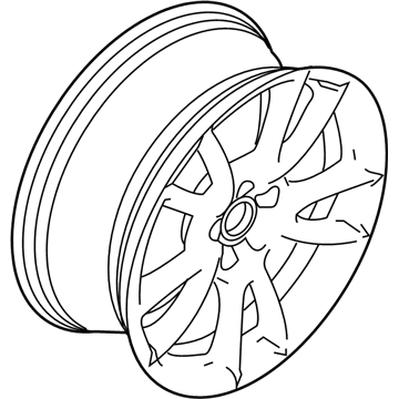 Ford DG1Z-1007-D Wheel, Alloy