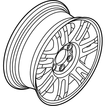 Ford BL3Z-1007-D Wheel, Alloy