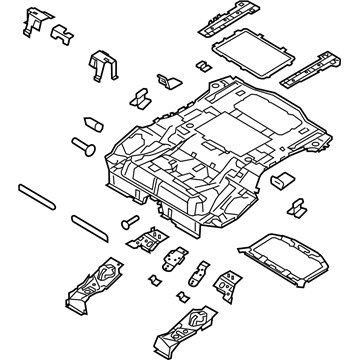 Ford CV6Z-5811215-B Rear Floor Pan