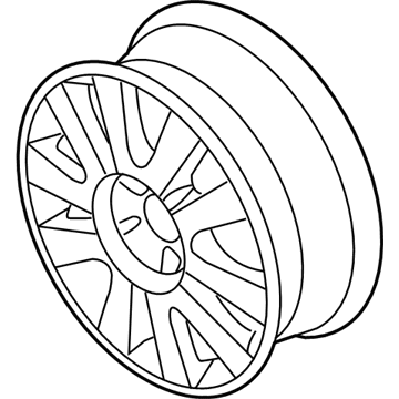 Ford 8F9Z-1007-A Wheel, Alloy