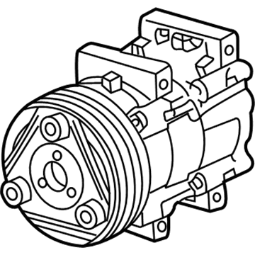Ford 4F2Z-19703-AB Compressor Assembly
