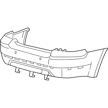 Ford 5T5Z-17K835-ABPTM Bumper Cover